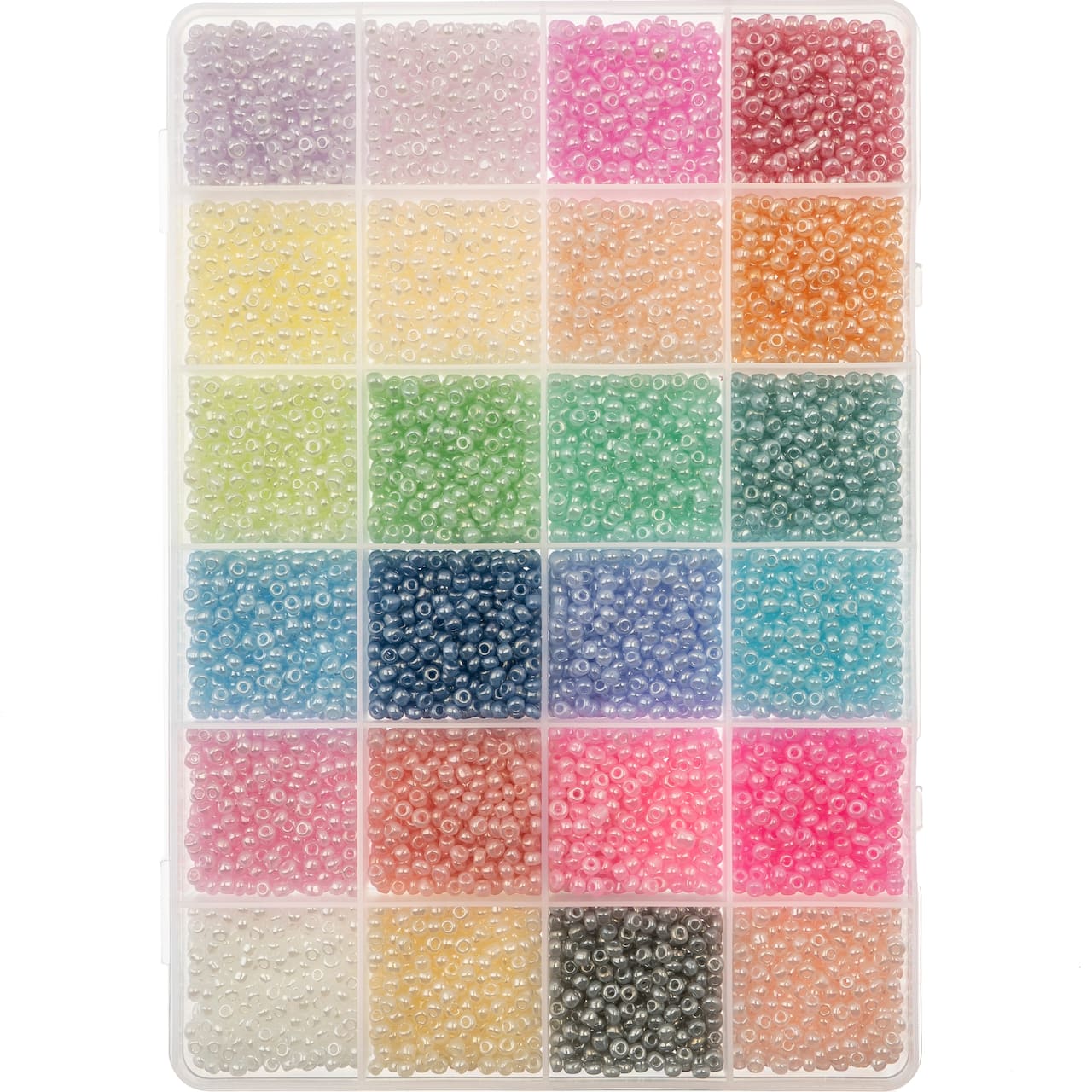 8/0 Pastel Glass Seed Beads, 10.5oz. by Bead Landing™